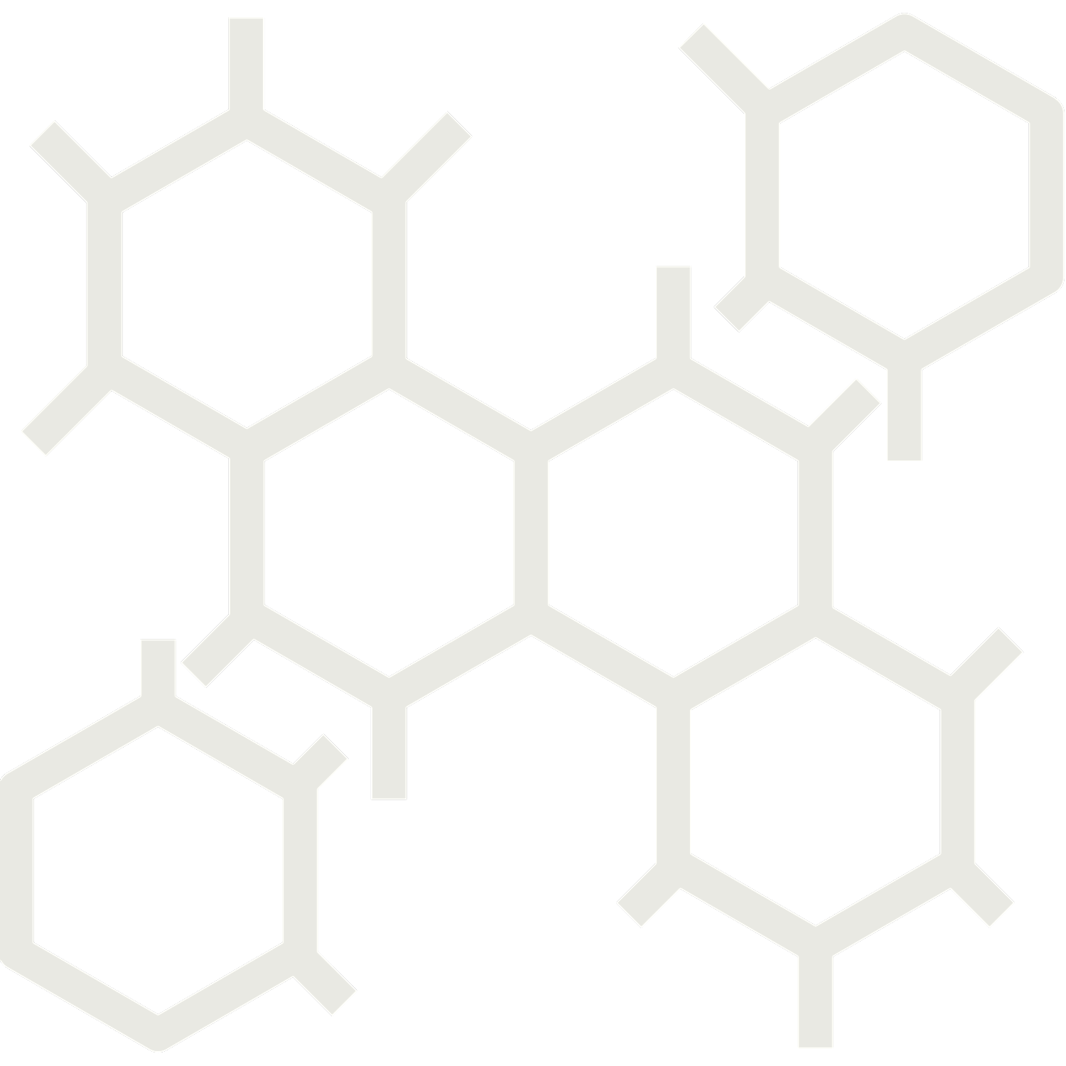 Chemical structure of organic compounds or molecules